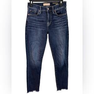 7 For All Mankind Dark Blue Ankle Jeans